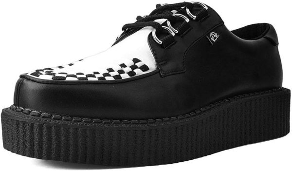 Anarchic T2274 Unisex-Adult Creepers, Black & White Anarchic Creeper - US: