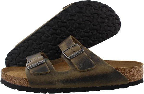 Birkenstock Womens Arizona Soft Footbed - Leather (Unisex)