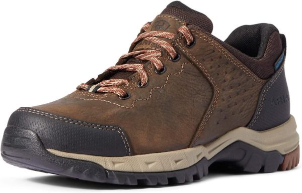 ARIAT Women's WMS Skyline Low H20 H2o Distrsd BRN Hiking Shoe