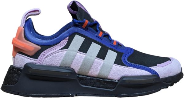 adidas Women's NMD_V3 Sneakers (Black/Blue/Pink, 8)