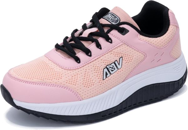 AOV Women's Walking Shoes with Arch Support Plantar Fasciitis Sneakers Orthotic Pain Relief Fashion Tennis Shoes