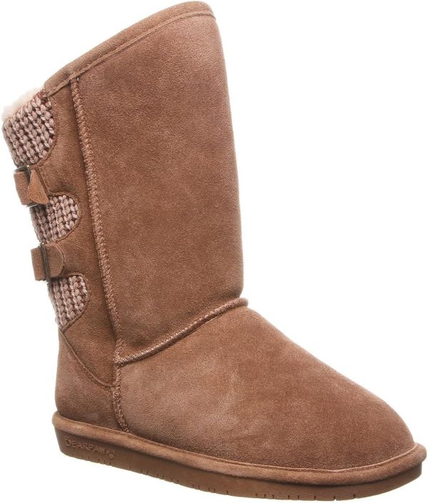 BEARPAW Women's Boshie Multiple Colors | Women's Boot Classic Suede | Women's Slip On Boot | Comfortable Winter Boot