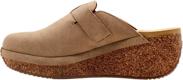 VOLATILE Womens Thayer Clog Mules Casual - Beige