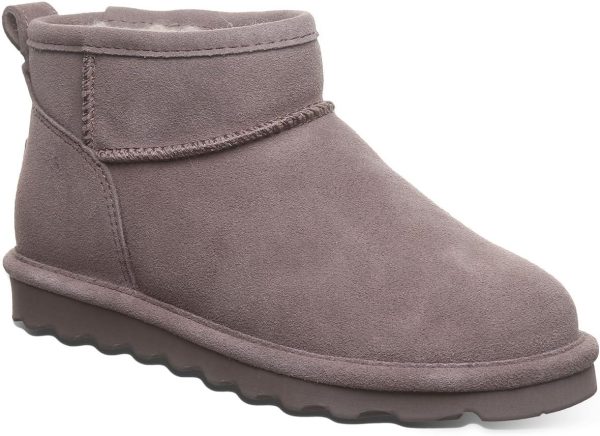 BEARPAW Women's Shorty Multiple Colors | Women's Ankle Boot | Women's Slip On Boot | Comfortable Winter Boot