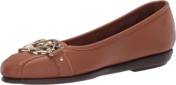 Aerosoles Women's Casual, Ballet, Flat, Big Bet, Tan, 8