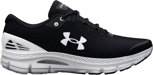 Under Armour Women's UA Charged Gemini Running Shoes (Black/White, US Footwear Size System, Adult, Women, Numeric, Medium, 9.5)