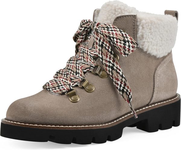 WHITE MOUNTAIN Women's Gloving Faux Fur Hiker Bootie